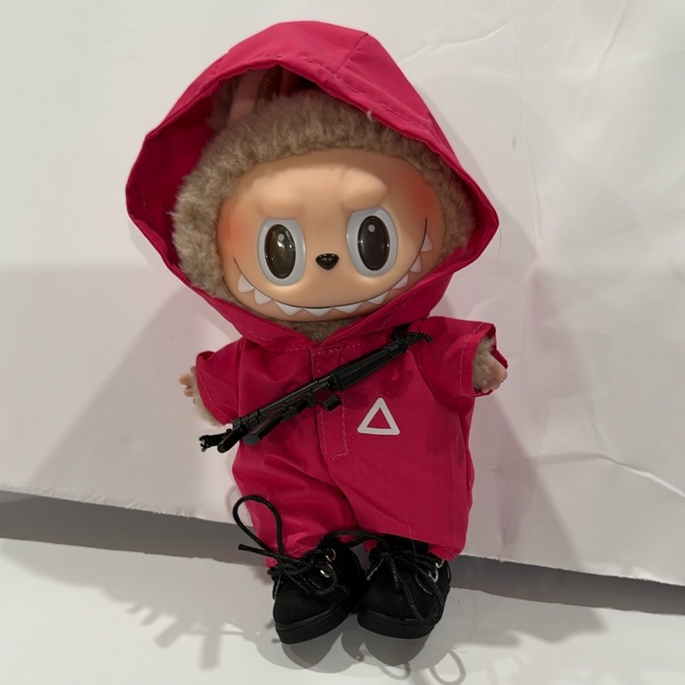 Labubu Squid Game Fashion Outfit with Accessories (Doll Not Included)